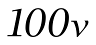 100v